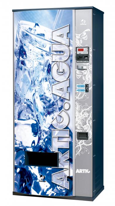 Botellero máquina expendedora Artic Agua de 1,5L