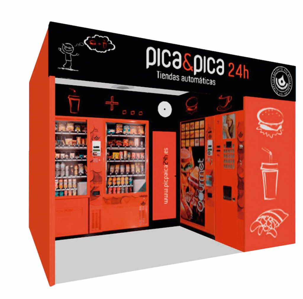 Tienda de 4 máquinas vending Pica&Pica24h
