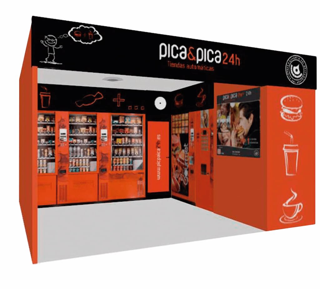 5 máquinas de tiendas automáticas 24 horas Pica&Pica