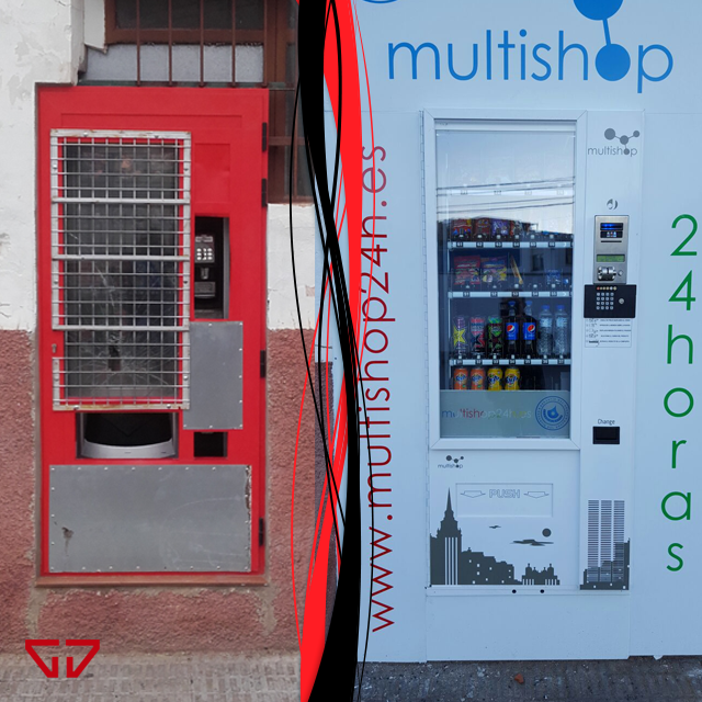Antes y después de MultiShop 24h en Ayora