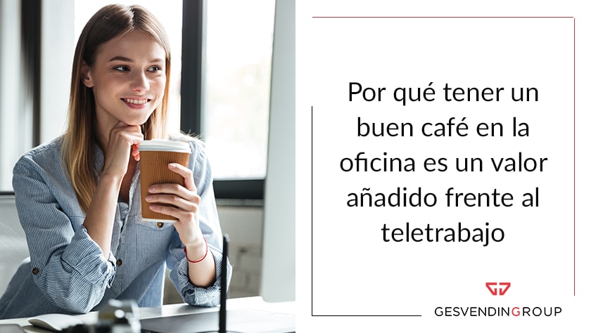 buen café en la oficina
