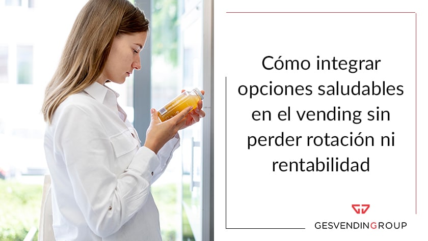 opciones saludables en el vending